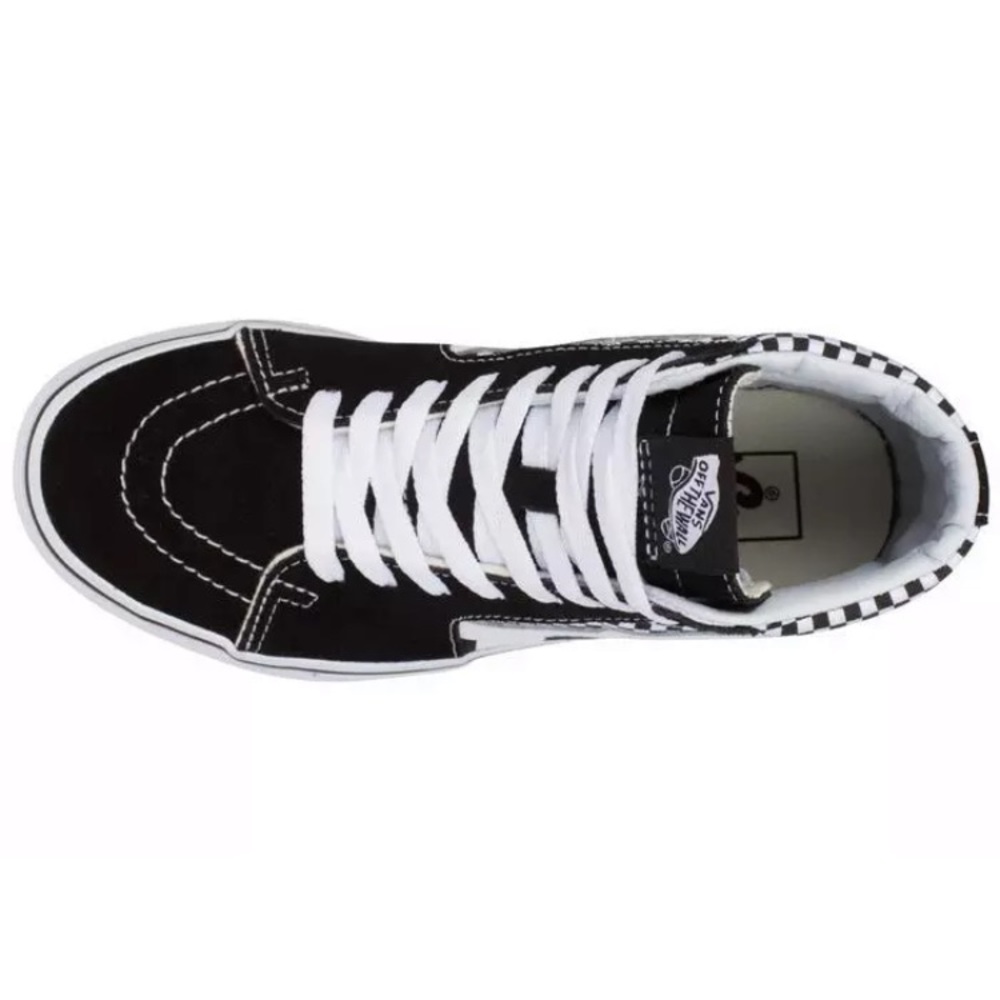 Vans sk8-hi mix checker black white sneaker shoes - Picture 4 of 5